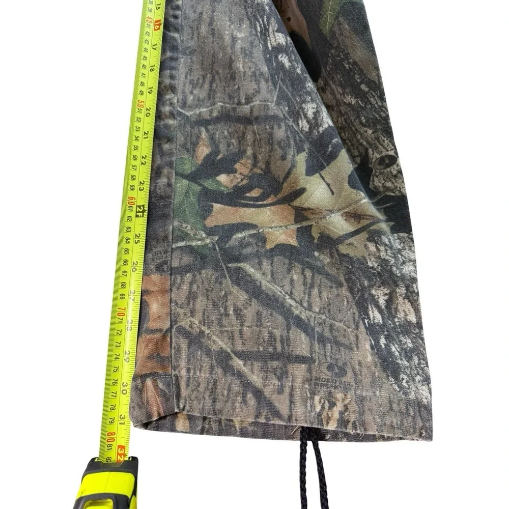 FieldStaff Mossy Oak Camo Hunting Pants Medium Cargo Outdoors Adjustable 32